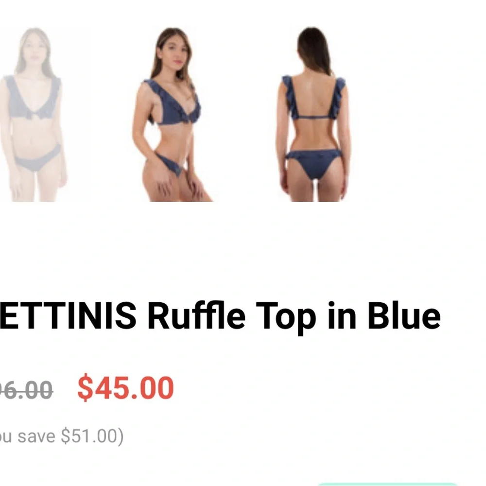 Bettinis Ruffle Top - Picture 3 of 6